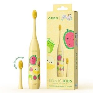 ORDO Sonic Kids’ Battery Toothbrush- Squishmallows Wanda- Yellow